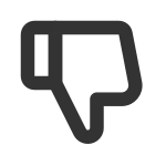 Thumbs Down SVG Icon
